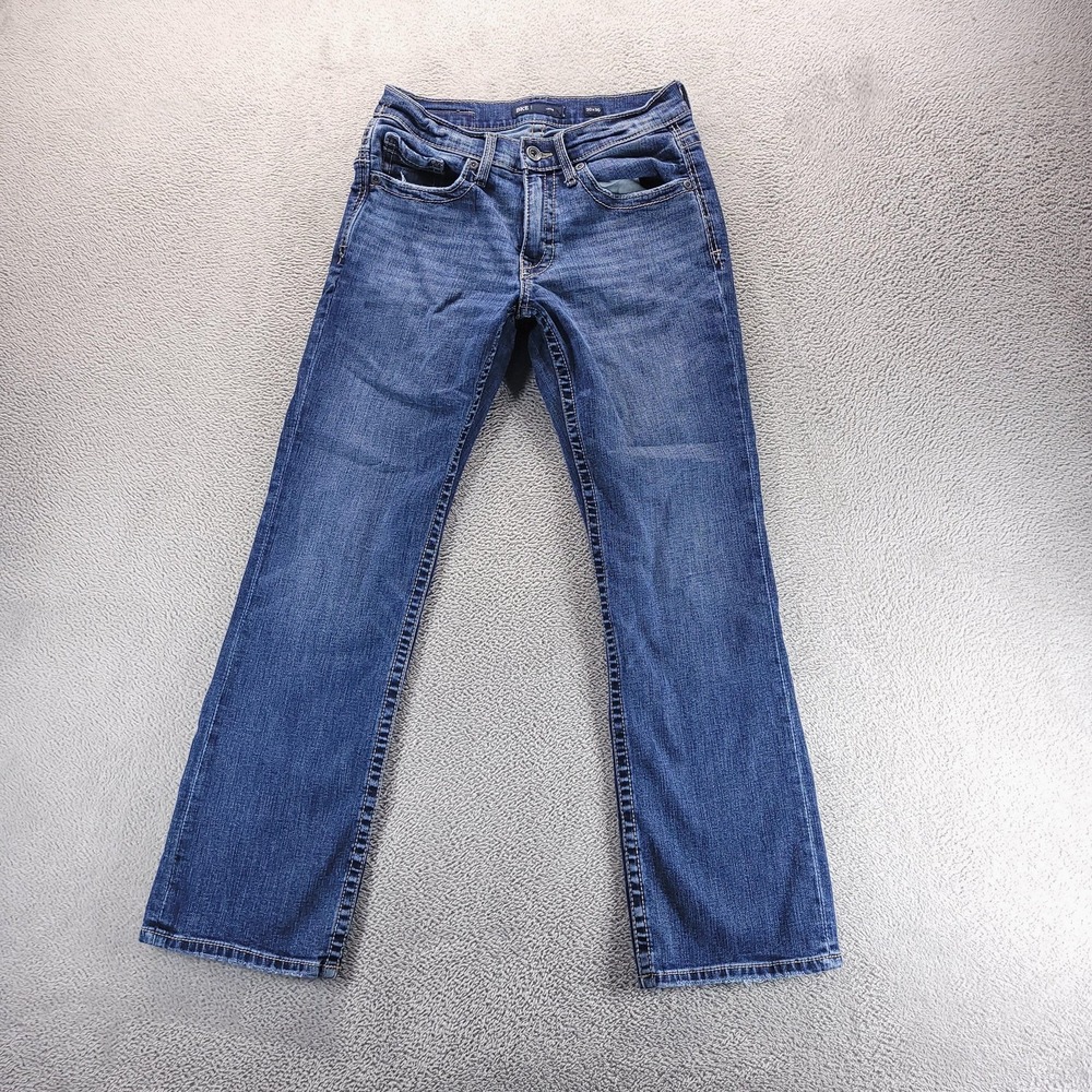 BKE Jake Jeans Mens 30x30 Blue Straight Dark Wash Stretch Denim Comfort